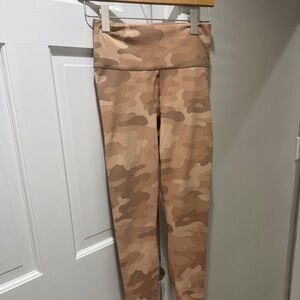 Fabletics nude camo power hold leggings